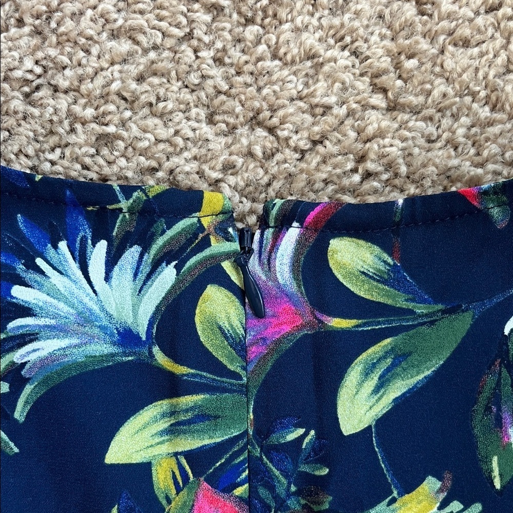 J. Crew Navy Floral Dress - Picture 13 of 16